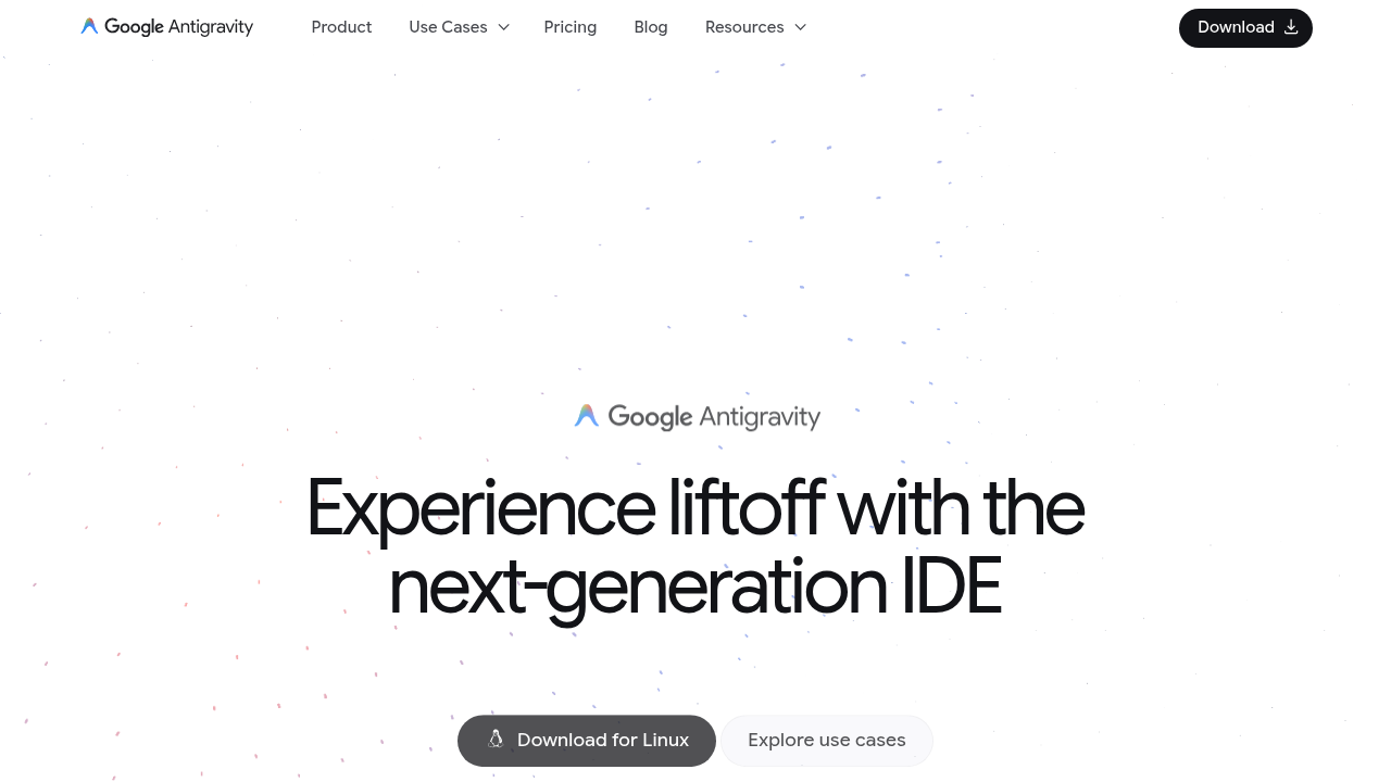 Antigravity (Google) screenshot 1